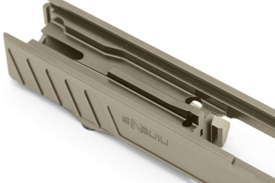 NineX19 X1 RMR Cut Slide for Glock 34 Gen 3 - FDE Cerakote Underside