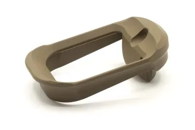 NineX19 Enhanced Magwell for Glock 19/23 - FDE Underside