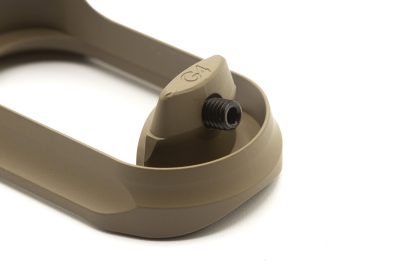 NineX19 Enhanced Magwell for Glock 19/23 - Gen 4 FDE Screw Detail