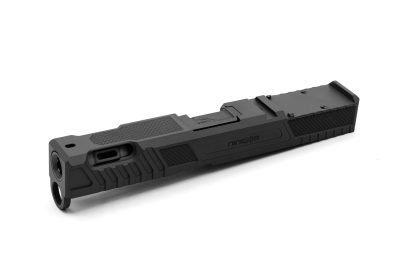 NineX19 Vapor Ported Barrel & Slide Combo for Glock 19 Gen 4/5 Hybrid - Black Barrel - Black Slide