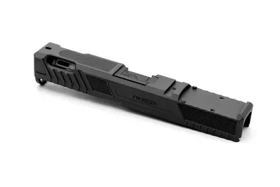 NineX19 Vapor Ported Barrel & Slide Combo for Glock 19 Gen 4/5 Hybrid - Black Barrel - Black Slide