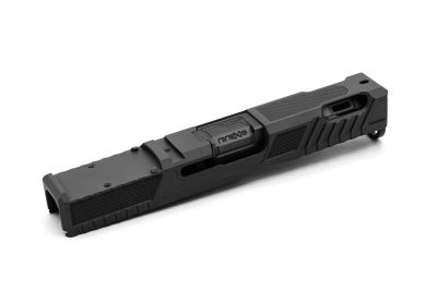 NineX19 Vapor Ported Barrel & Slide Combo for Glock 19 Gen 4/5 Hybrid - Black Barrel - Black Slide
