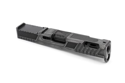 NineX19 Vapor Ported Barrel & Slide Combo for Glock 19 Gen 4/5 Hybrid - Black Barrel - Sig Dark Gray Slide