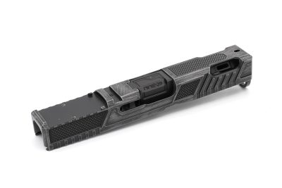 NineX19 Vapor Ported Barrel & Slide Combo for Glock 19 Gen 4/5 Hybrid - Black Barrel - Sig Dark Gray Slide