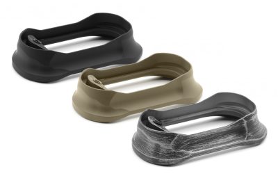 NineX19 Hybrid magwells for Glock 43X and Glock 48 in black, FDE, and Battleworn Gray