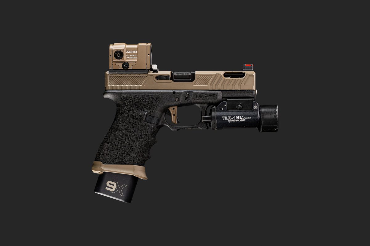 Glock 19 Gen 3 with NineX19 Vapor Ported Barrel and Slide kit